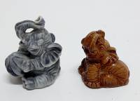 Нэцкэ "Слоны", 2 шт, полистоун (сост. на фото)