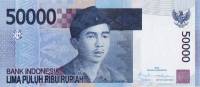 (,) Банкнота Индонезия 2009 год 50 000 рупий "И Густи Нгурах Рай"   UNC
