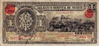 () Банкнота Мексика 1914 год 1  ""   UNC