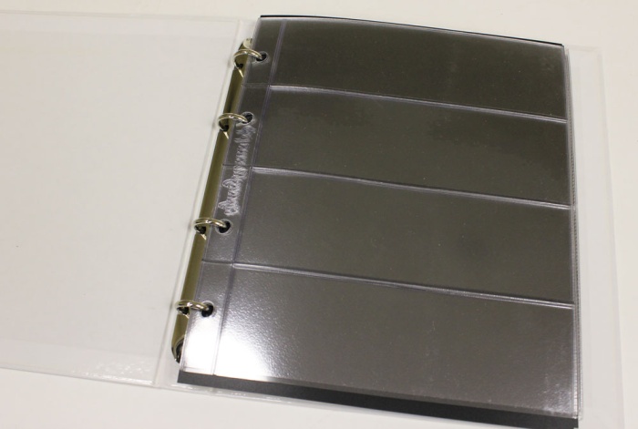 Альбом с листами для банкнот, 11 листов, 30 ячеек, в хорошем состояниии