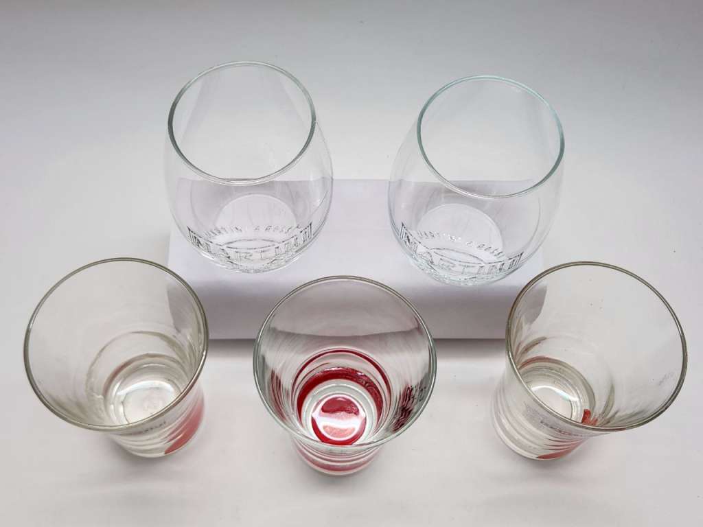 Стаканы Мартини Martini 5 штук коллекционные