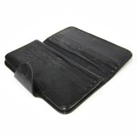 Бумажник женский "NoName" Искусственная кожа. 2 отдела, отделы для кредиток, Черный