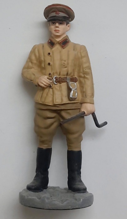 Оловянный солдатик &quot;Рядовой автомобильных частей РККА, 1941-1943 г.&quot;