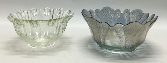 Салатники, конфетницы, цветное стекло, 2 шт