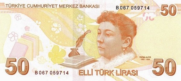 () Банкнота Турция 2013 год 50  &quot;&quot;   UNC