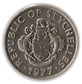 (№1977km33) Монета Сейшельские острова 1977 год 25 Cents