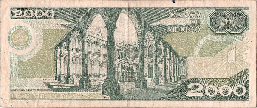 (1987) Банкнота Мексика 1987 год 2 000 песо &quot;Хусто Сьерра&quot;   VF