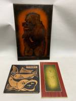 Панно металл, пластик, чеканка, металлографика СССР, 3 шт