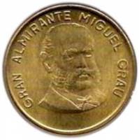 () Монета Перу 1985 год 500  ""   Латунь  UNC