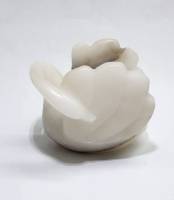 Салфетница статуэтка Лебедь белый мрамор