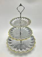 Фруктовница металлическая, Bekker, Германия, 3 яруса