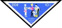 (1964-044) Марка Германия (ГДР) "Пионеры (1)"    Встречи пионеров II Θ