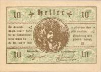 (№1920) Банкнота Австрия 1920 год "10 Heller"