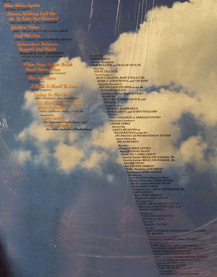 Пластинка виниловая , Blue Skies Again Digital 300 мм. (Сост. отл.)