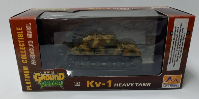 &quot;Ground Armor&quot;,модель KV-1,пластик (в коробке-блистере)
