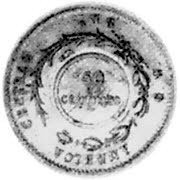 (№1923km157) Монета Коста-Рика 1923 год 50 Ceacute;ntimos