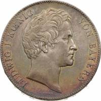 () Монета Германия (Империя) 1842 год 2  ""   Биметалл (Серебро - Ниобиум)  UNC