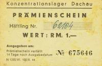 (№1945) Банкнота Германия 1945 год "1 Reichsmark"