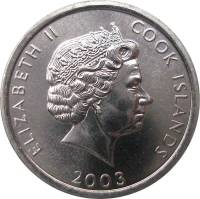 (№2003km419) Монета Острова Кука 2003 год 1 Cent (275-летие со дня рождения Джеймса Кука)