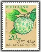 (1964-042) Марка Вьетнам "Кремовое яблоко"   Тропические фрукты II Θ