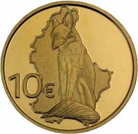(№2011) Монета Люксембург 2011 год 10 Euro (Reacute)