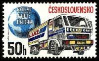 (1989-002) Марка Чехословакия "ЛИАЗ"    Ралли Париж-Дакар. Чехословацкие грузовики на ралли III Θ