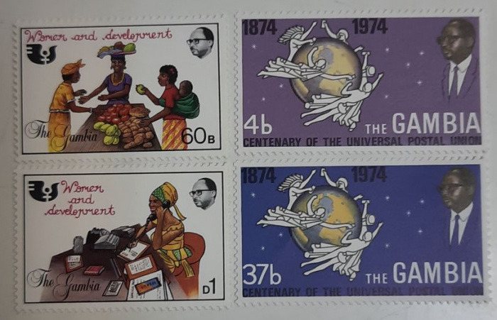 (--) Набор марок Гамбия &quot;4 шт.&quot;  Негашеные  , III O