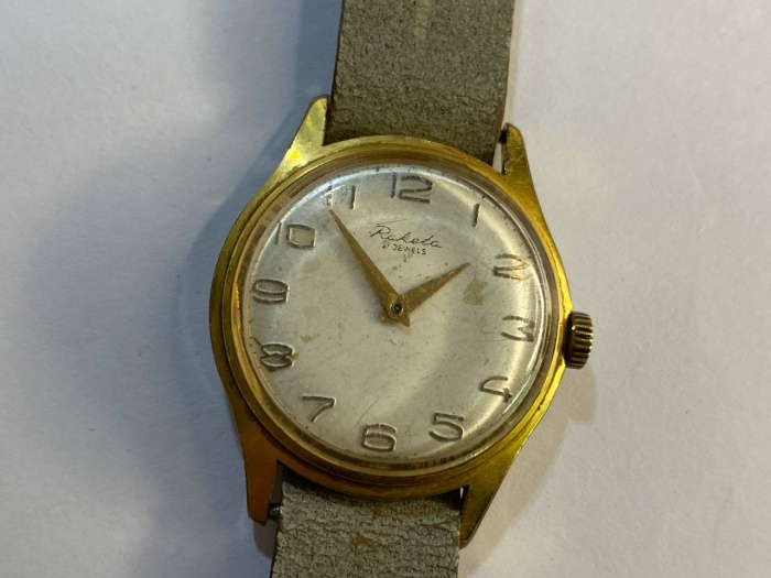 Часы наручные механические Raketa 21 камень, на ходу