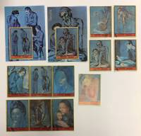 Набор из 5 марок + 2 блоков + 2 сцепок, Манама, Гашёные, III Θ (сост. на фото) 