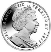(№2013) Монета Британская Антарктическая территория 2013 год 2 Pounds (Научно-Исследовательская Стан
