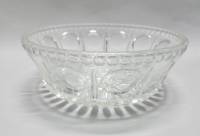 Салатник хрустальный диаметр 21 см. (сост. на фото)
