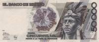 (№1990P-93b.7) Банкнота Мексика 1990 год "50,000 Pesos"