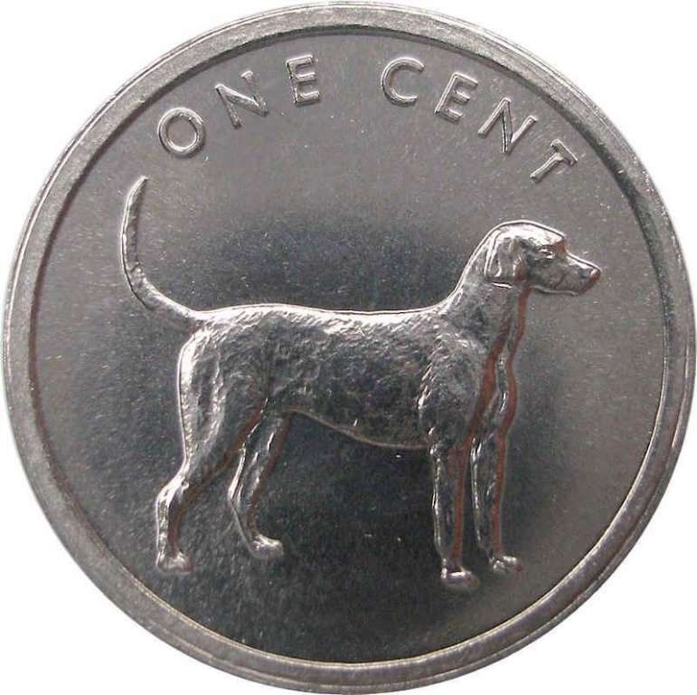 (№2003km421) Монета Острова Кука 2003 год 1 Cent (Указатель Собака)