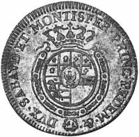 (№1773km70) Монета Италия 1773 год frac14; Scudo (Викторио Амедео III в)