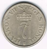 () Монета Норвегия 1953 год 500  ""   Медь-Никель  UNC