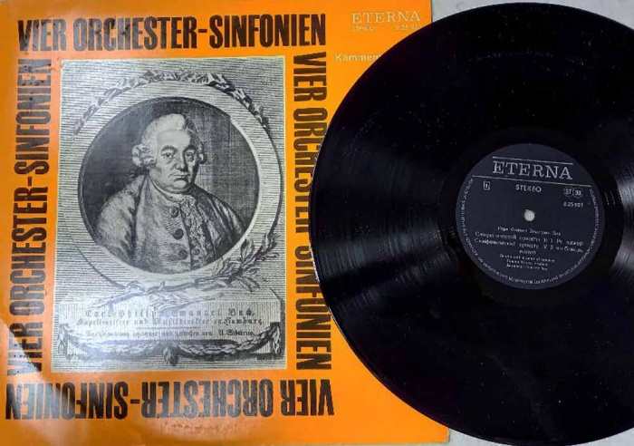 Пластинка виниловая И.С. Бах Bath festival orchestra ETERNA 300 мм. (Сост. отл.)