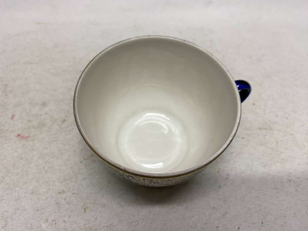 Чашка чайная Кобальт позолота ЛФЗ