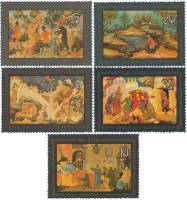 1982-056-60 Серия Набор марок 5 шт СССР  Народный художественный промысел Мстеры III O