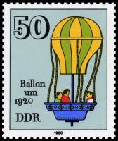 (1980-106) Марка Германия (ГДР) "Воздушный шар"    Исторические игрушки II Θ