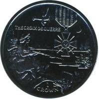 (2004) Монета Остров Мэн 2004 год 1 крона "Военный крест"  Медь-Никель  UNC