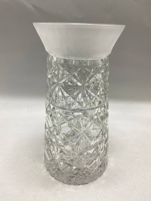 Ваза хрусталь СССР высота 21,5 см