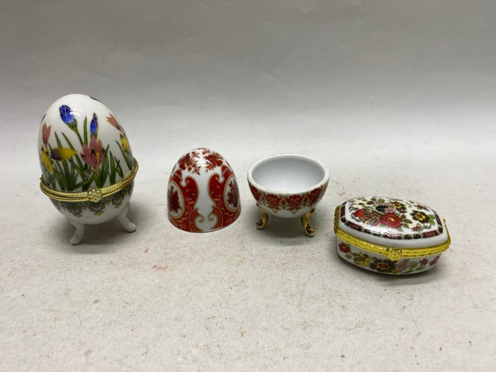 Сувенир шкатулка фарфоровая, 3 шт