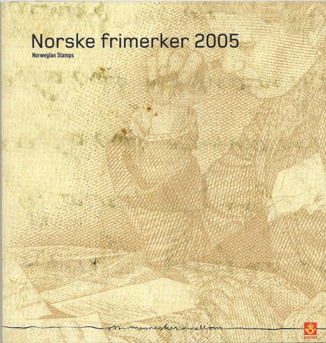(2005-год) Годовой набор марок Норвегия &quot;150 лет первой марке&quot;  2 блока, 32 марки, 4 кв-блока   III 