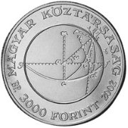 () Монета Венгрия 2002 год 3000  ""    AU