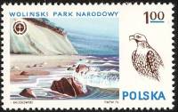 (1976-026) Марка Польша "Орел"    Великопольский Национальный парк II Θ