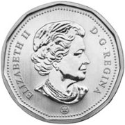 (1935) Монета Канада 2009 год 1 доллар   Бронза-Некель  UNC