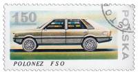 (1978-023) Марка Польша "Автомобиль 'Полонез'"    Новые легковые автомобили II Θ