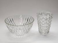 Салатник глубокий и Ваза стекло СССР