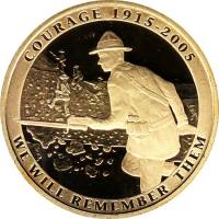 (2005) Монета Новая Зеландия 2005 год 1 доллар "1-я Мировая Война"  Бронза  UNC