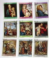 -- Набор марок Панама 9 шт.  Гашёные , III Θ